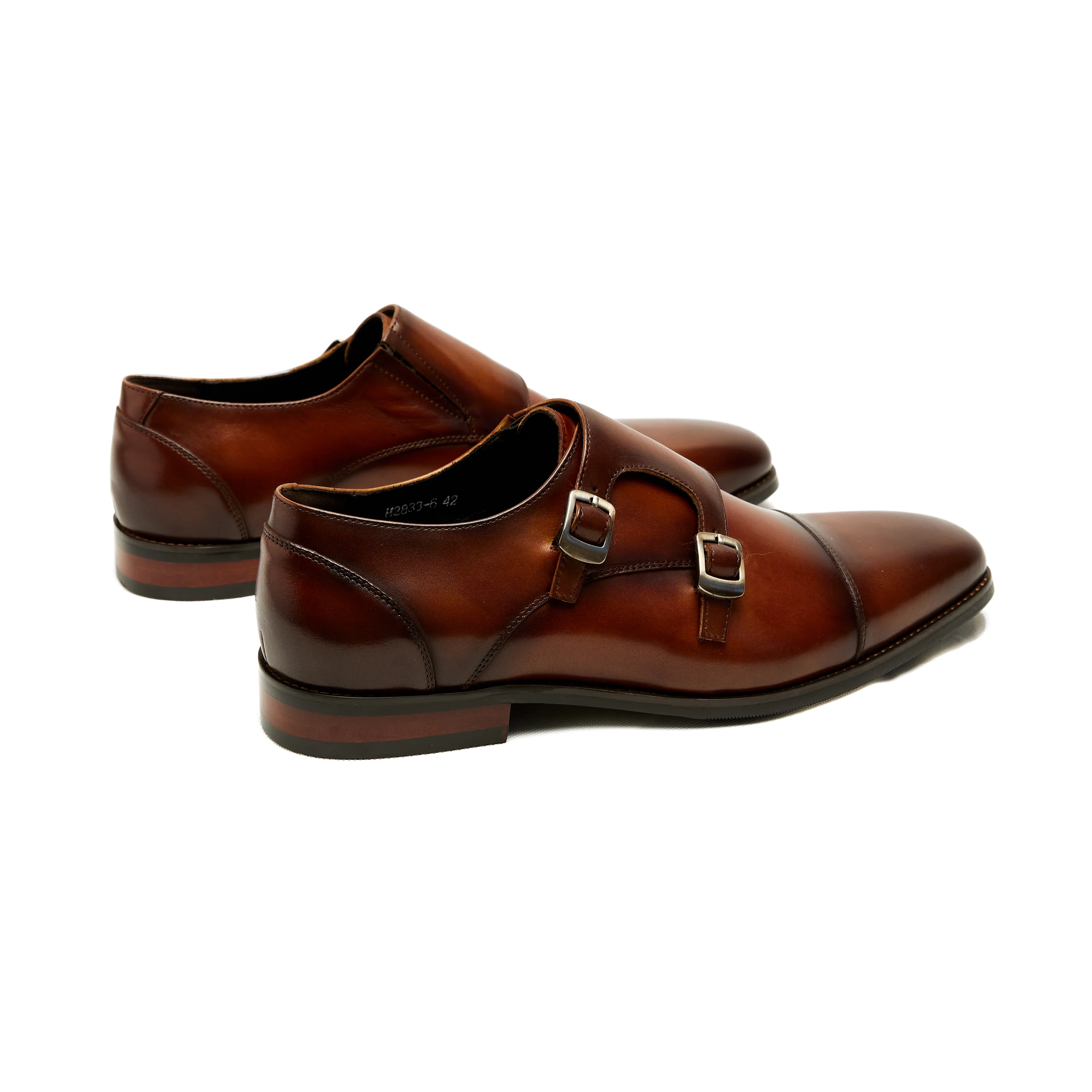 Lupo Bianco Milano Double Monk Strap – Handcrafted Leather Shoes - Image 6