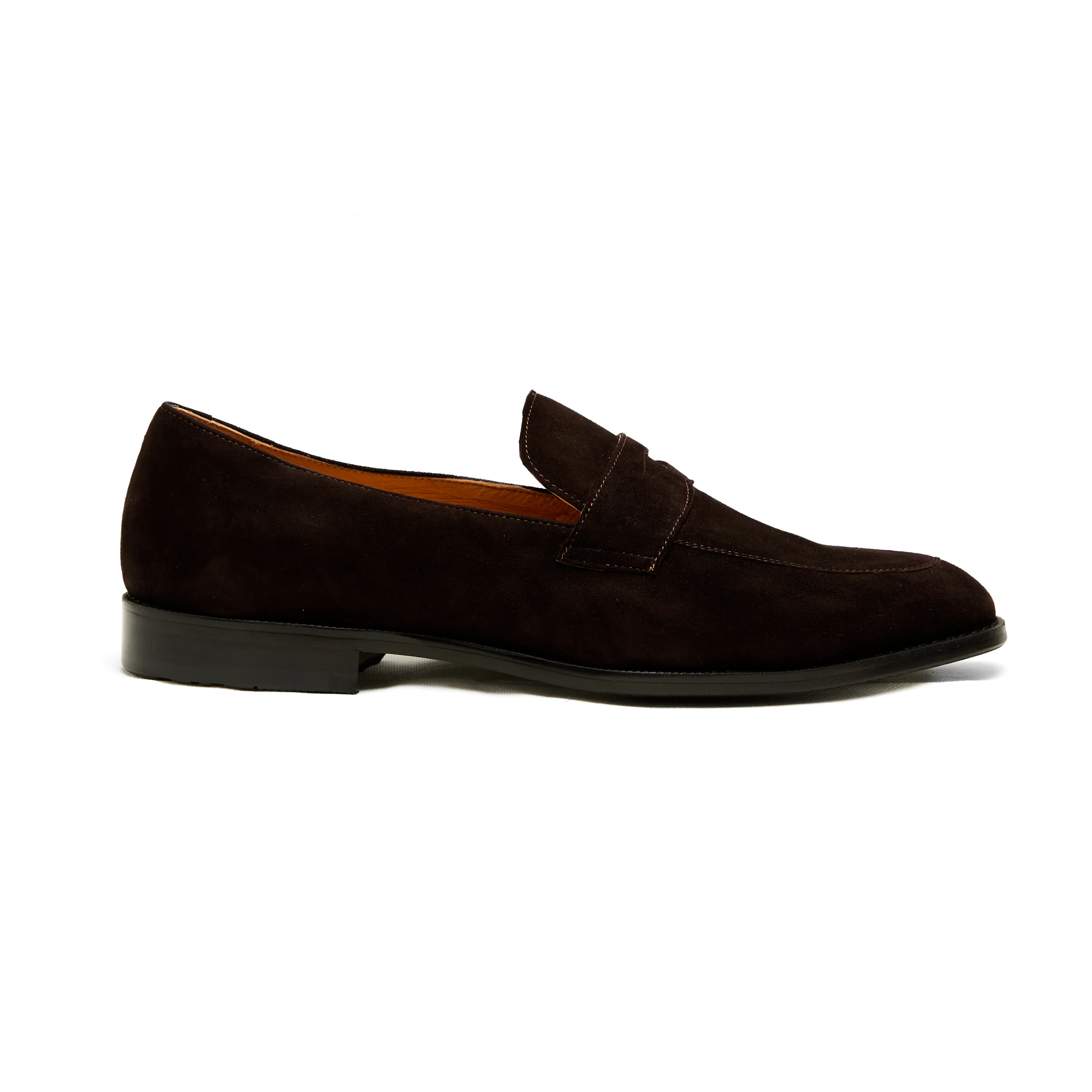 Lupo Bianco Torino Suede Penny Loafers – Handcrafted Elegance - Image 4