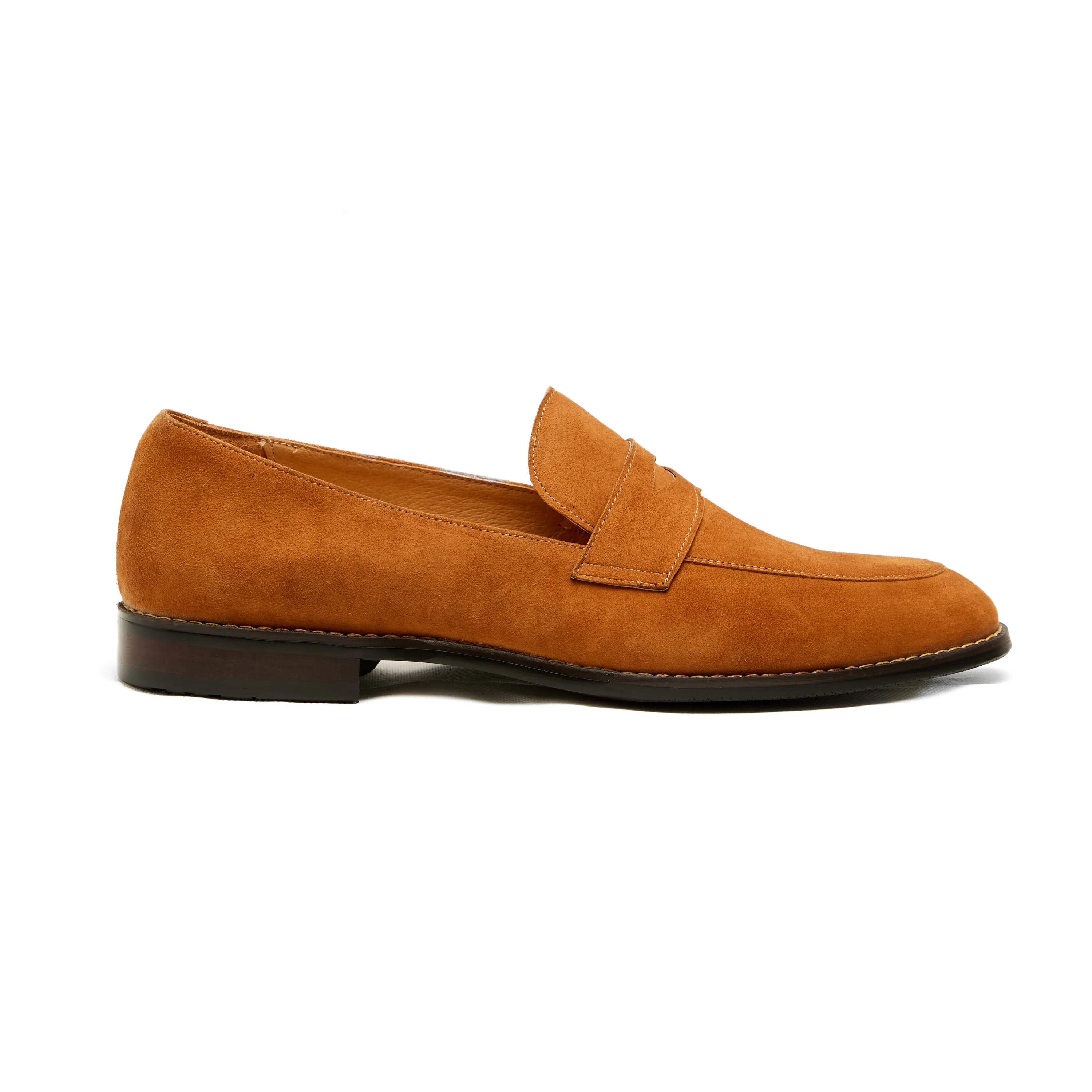 Lupo Bianco Torino Suede Penny Loafers – Handcrafted Elegance - Image 7