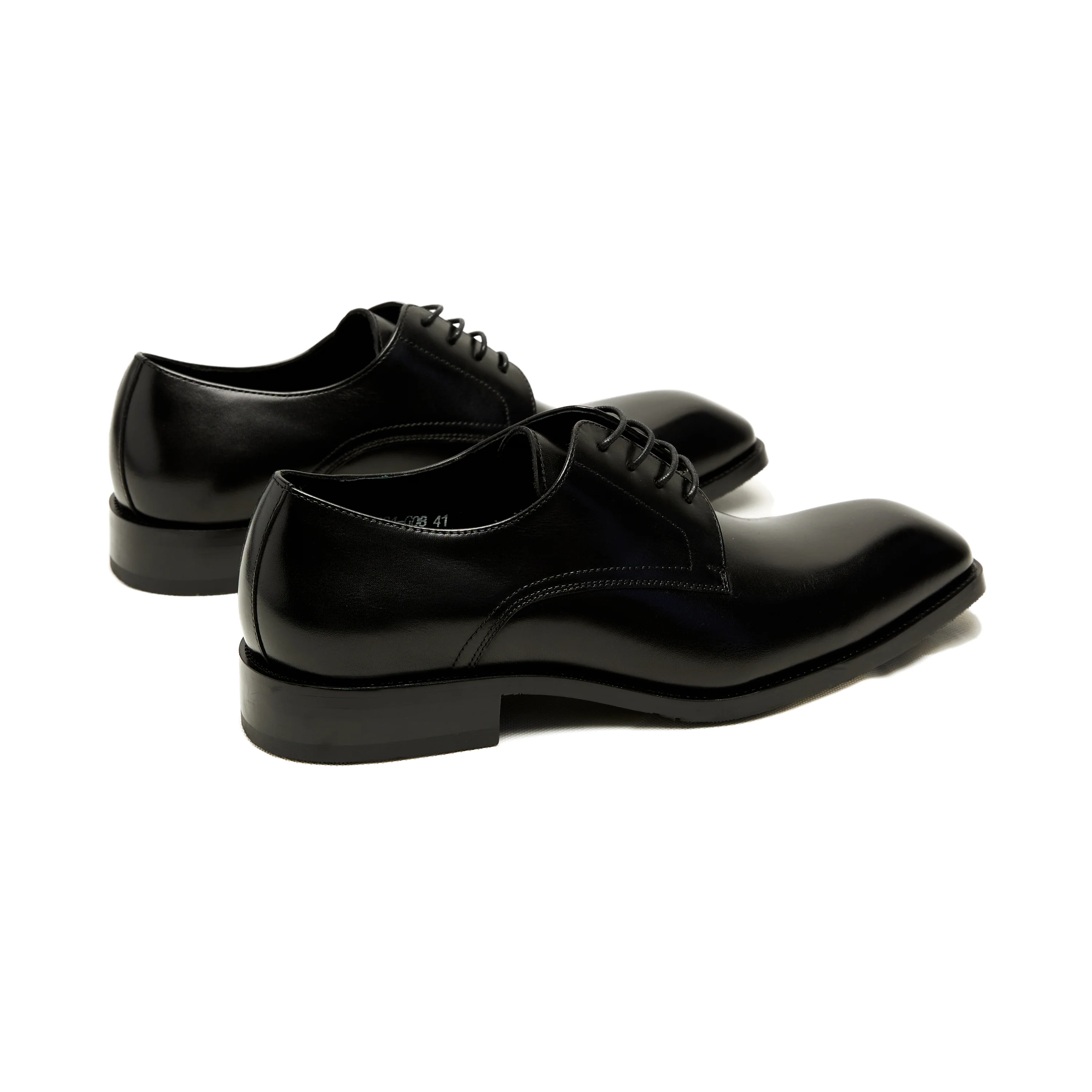 Lupo Bianco Derby Luxe – Polished Leather Collection - Image 3