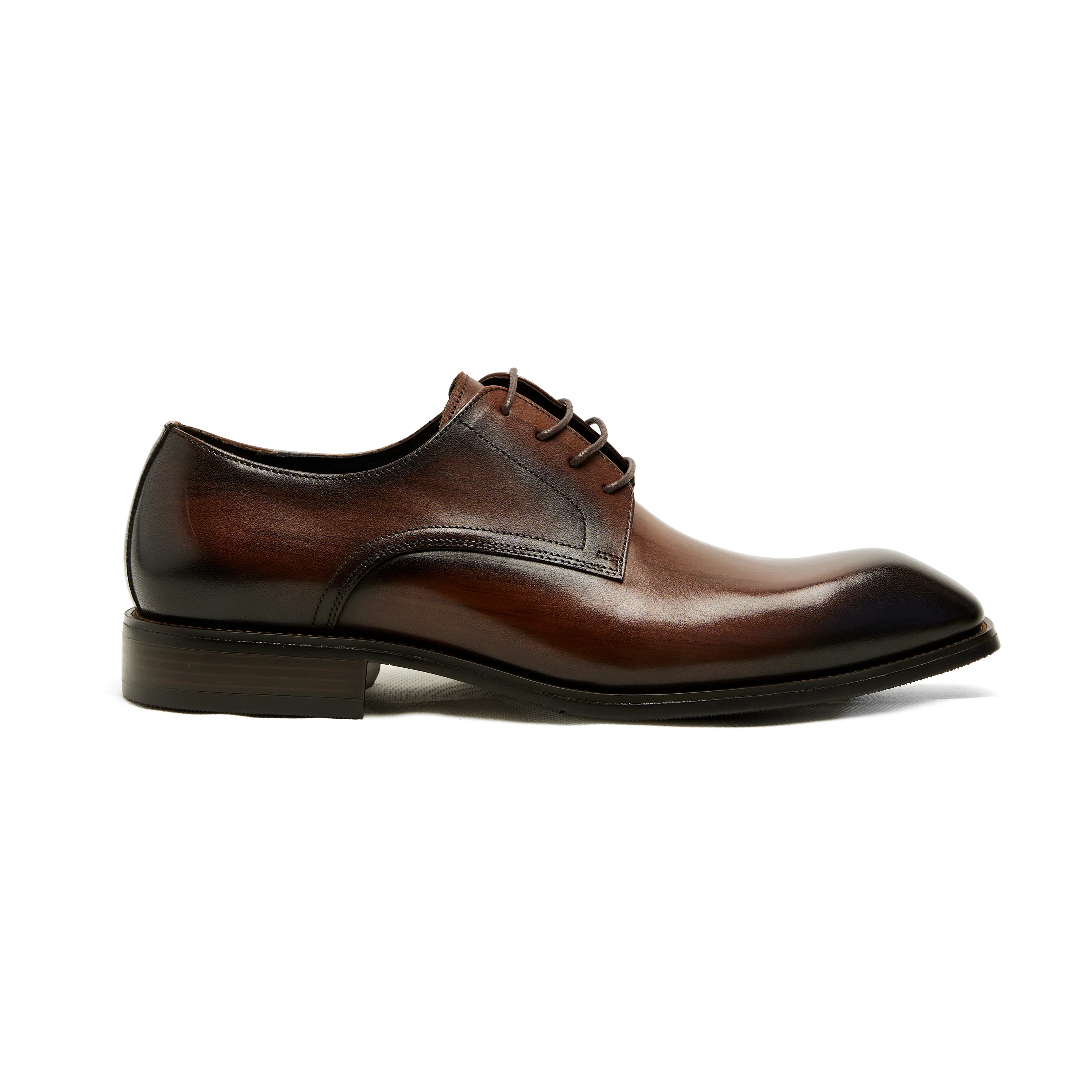 Lupo Bianco Derby Luxe – Polished Leather Collection - Image 4