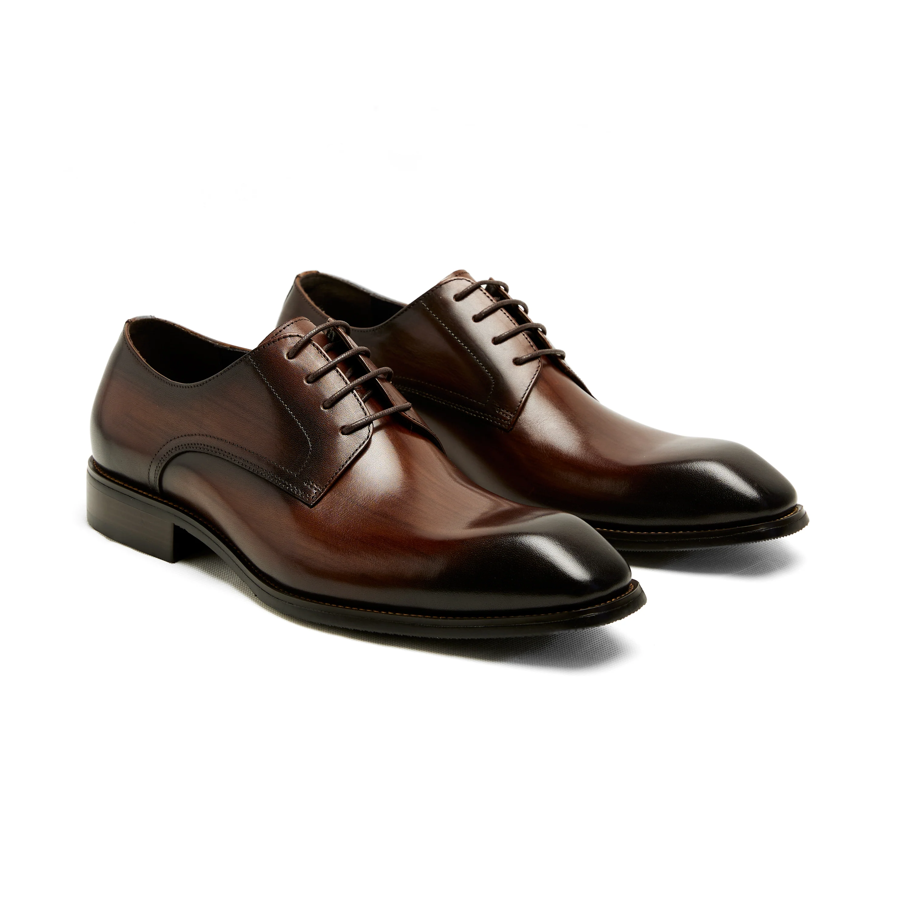 Lupo Bianco Derby Luxe – Polished Leather Collection - Image 6