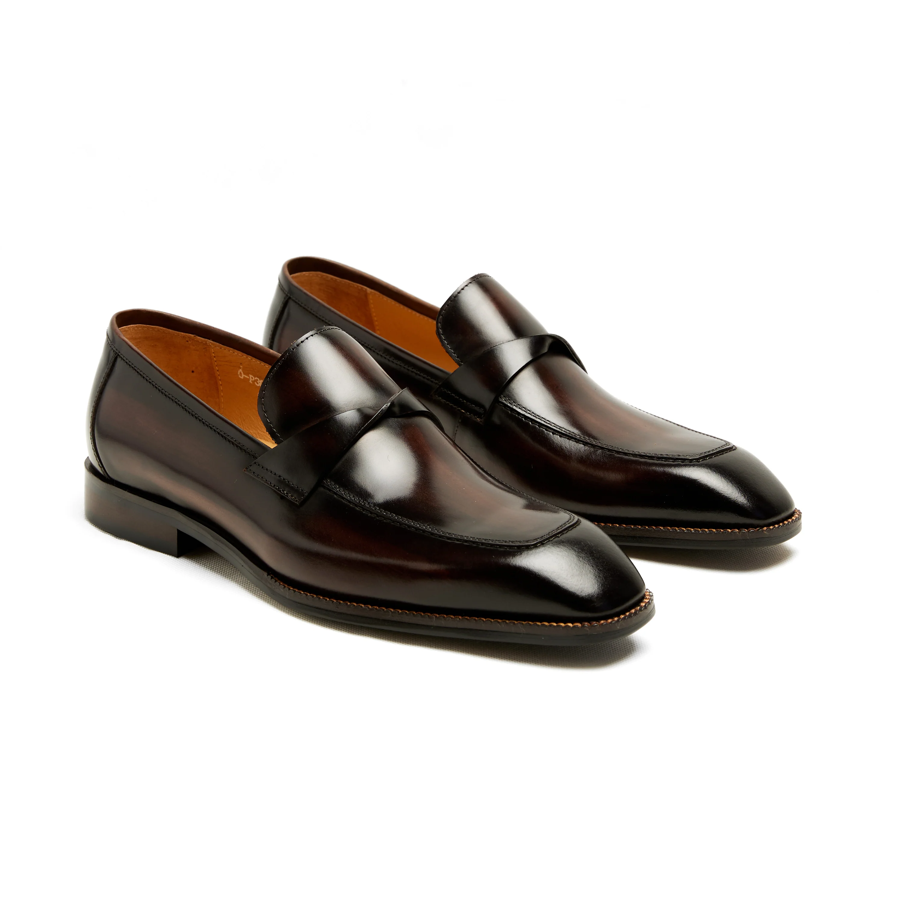 Lupo Bianco Firenze Leather Loafers – Classic Slip-On Elegance - Image 2