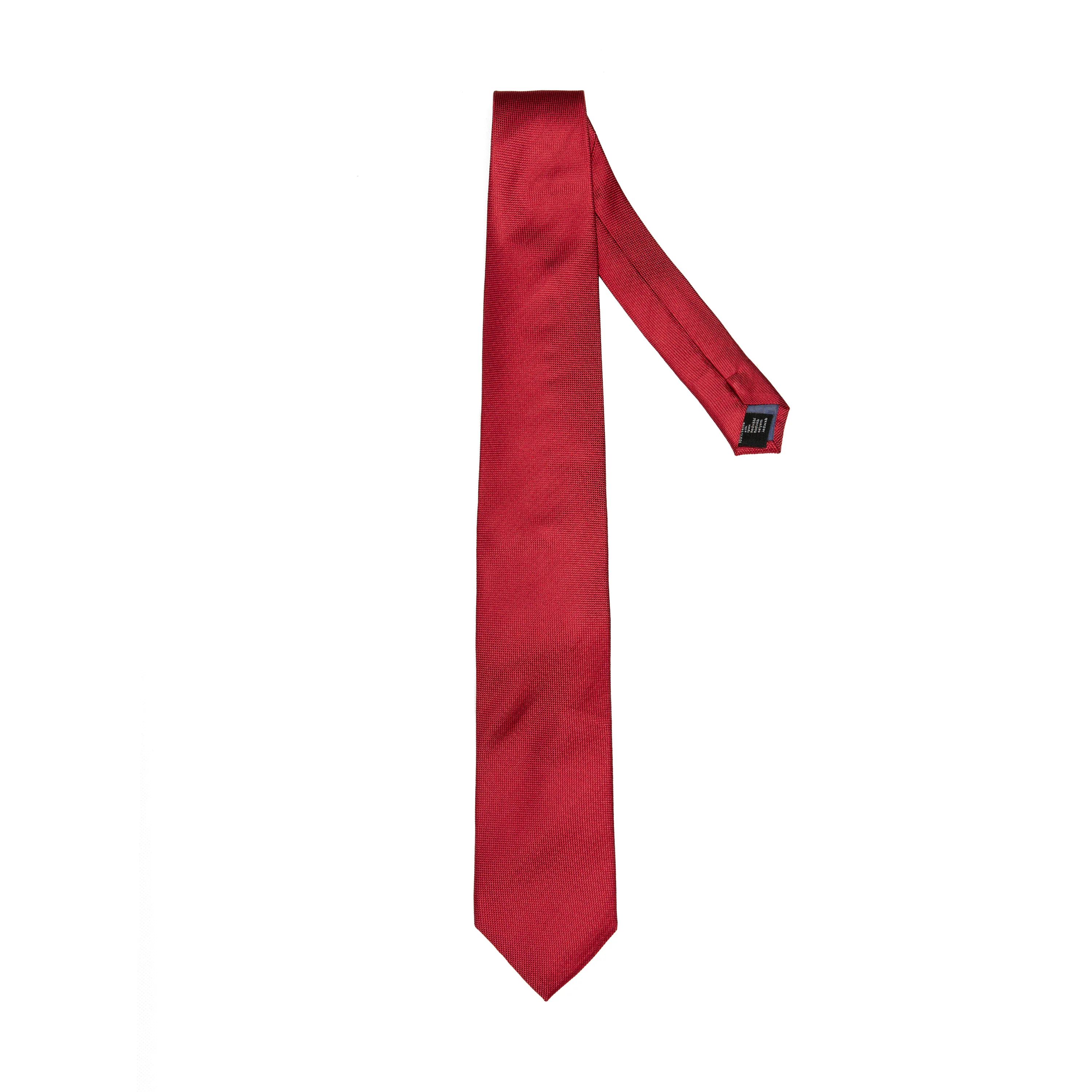 Lupo Bianco Burgundy Micro-Texture Tie - Image 2