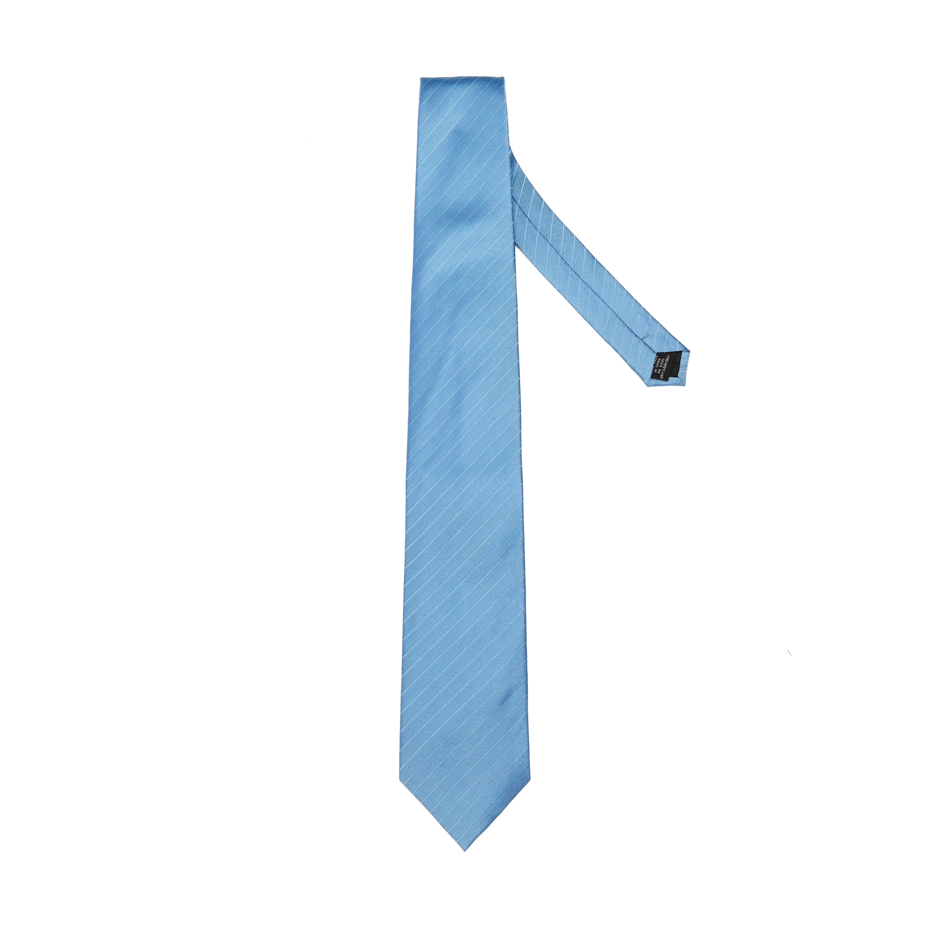 Lupo Bianco Celeste Diagonal Tie - Image 2