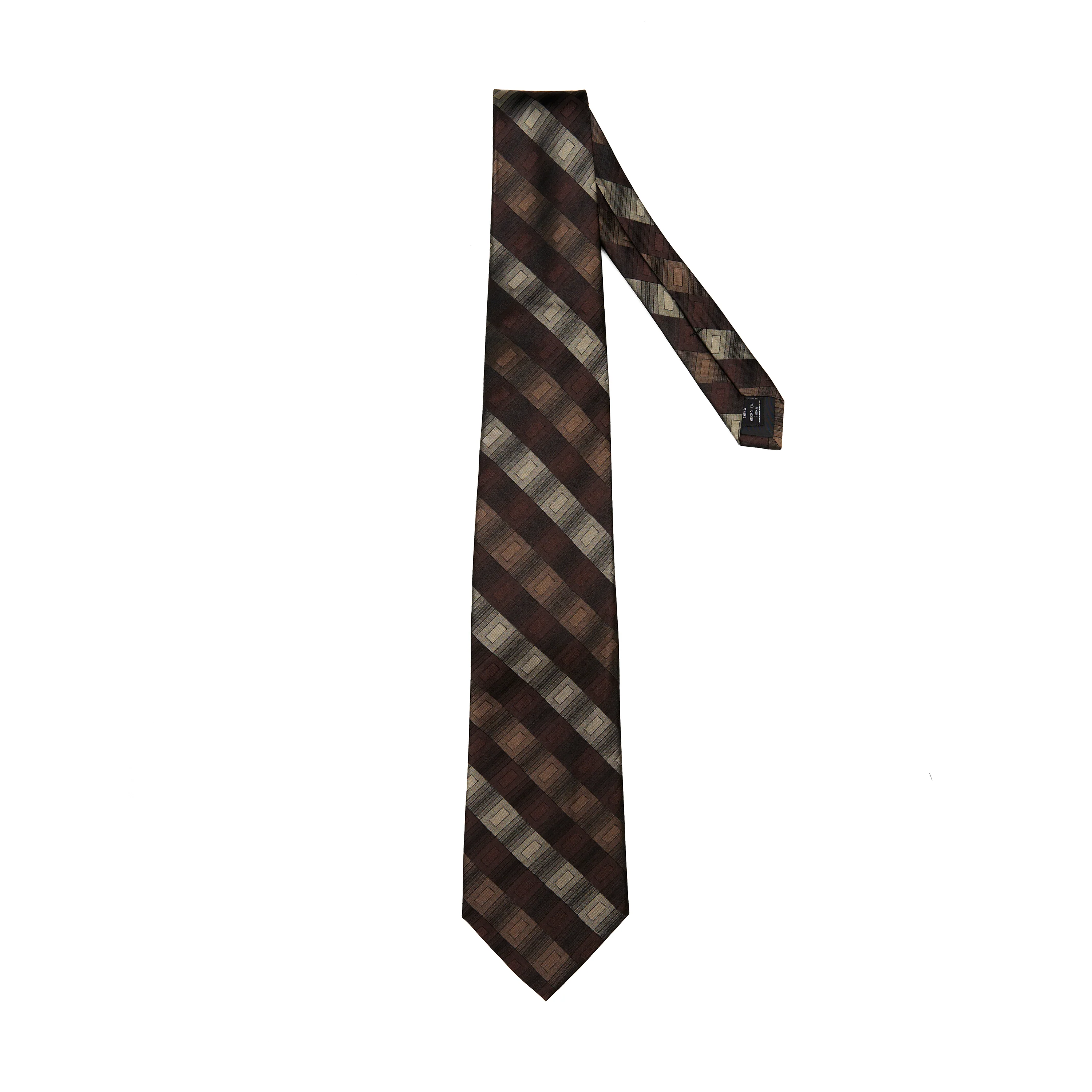 Lupo Bianco Heritage Geo Stripe Tie - Image 2