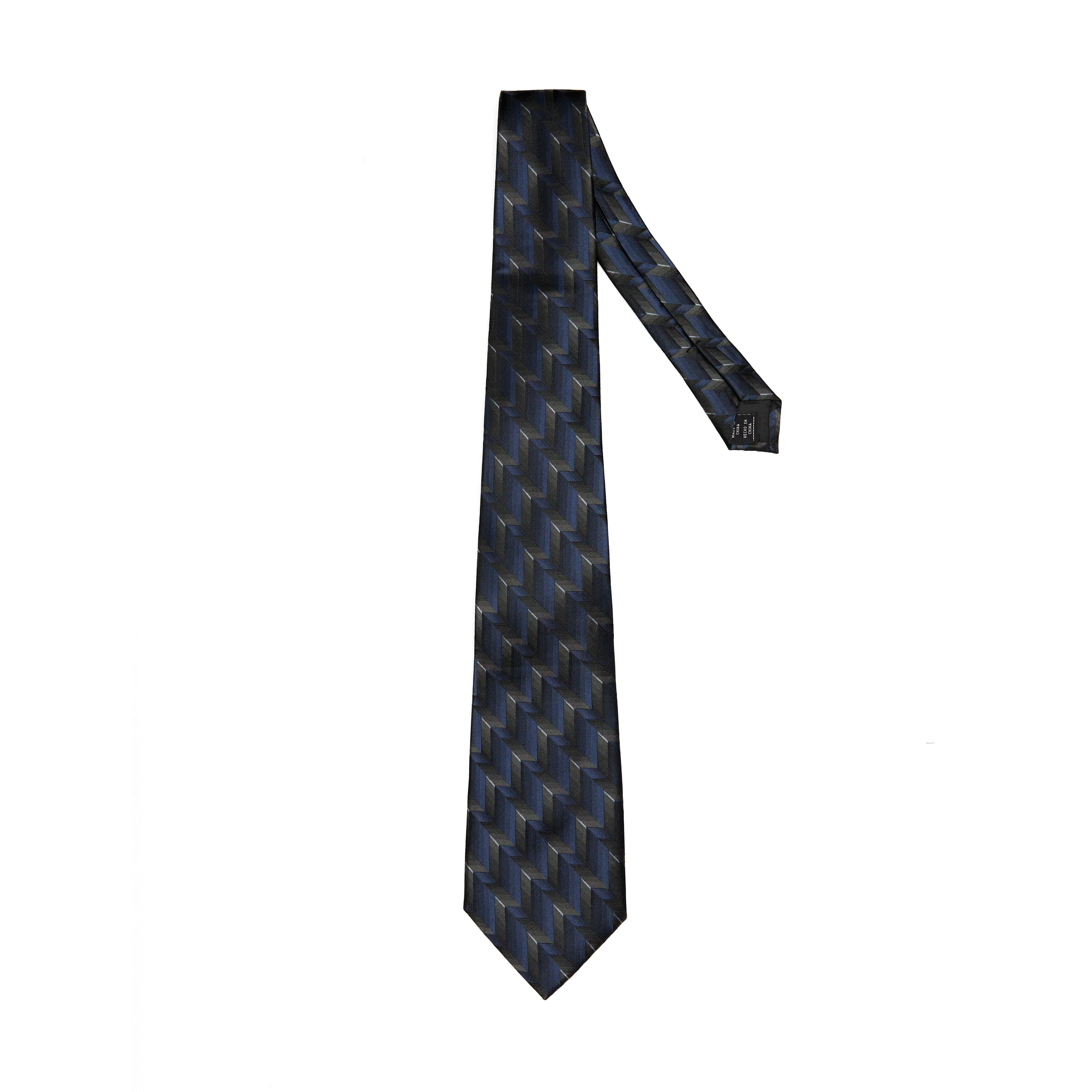 Lupo Bianco Midnight Chevron Tie - Image 2