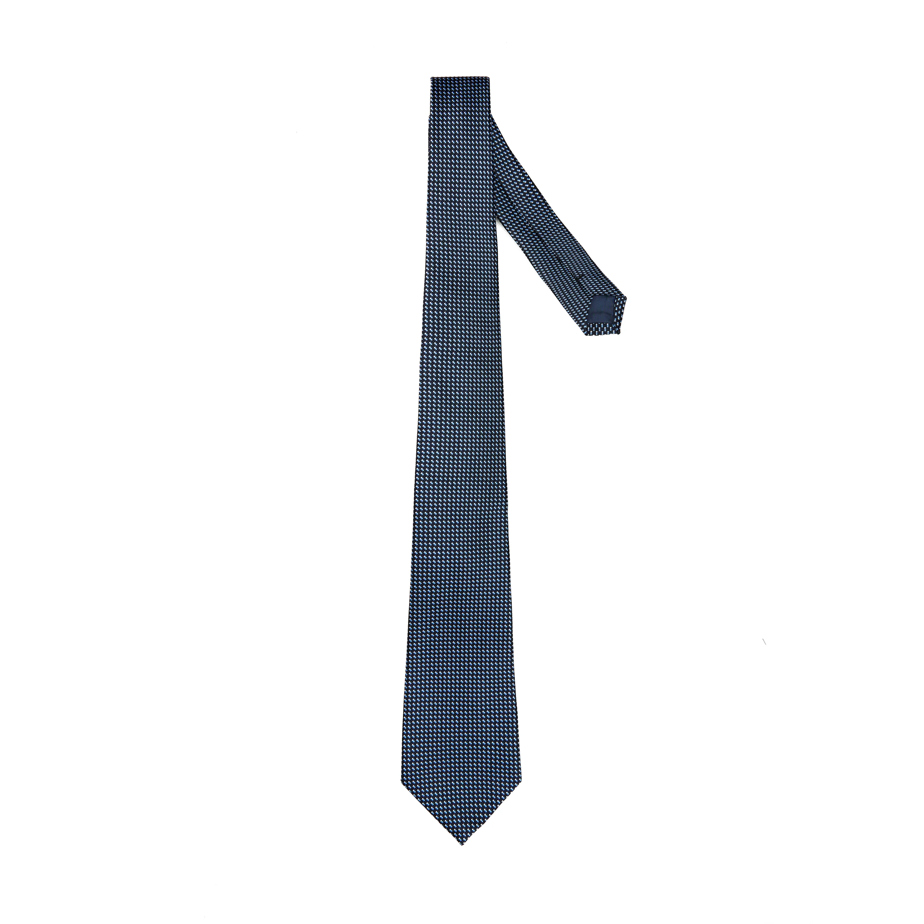 Lupo Bianco Notte Micro-Weave Tie - Image 2