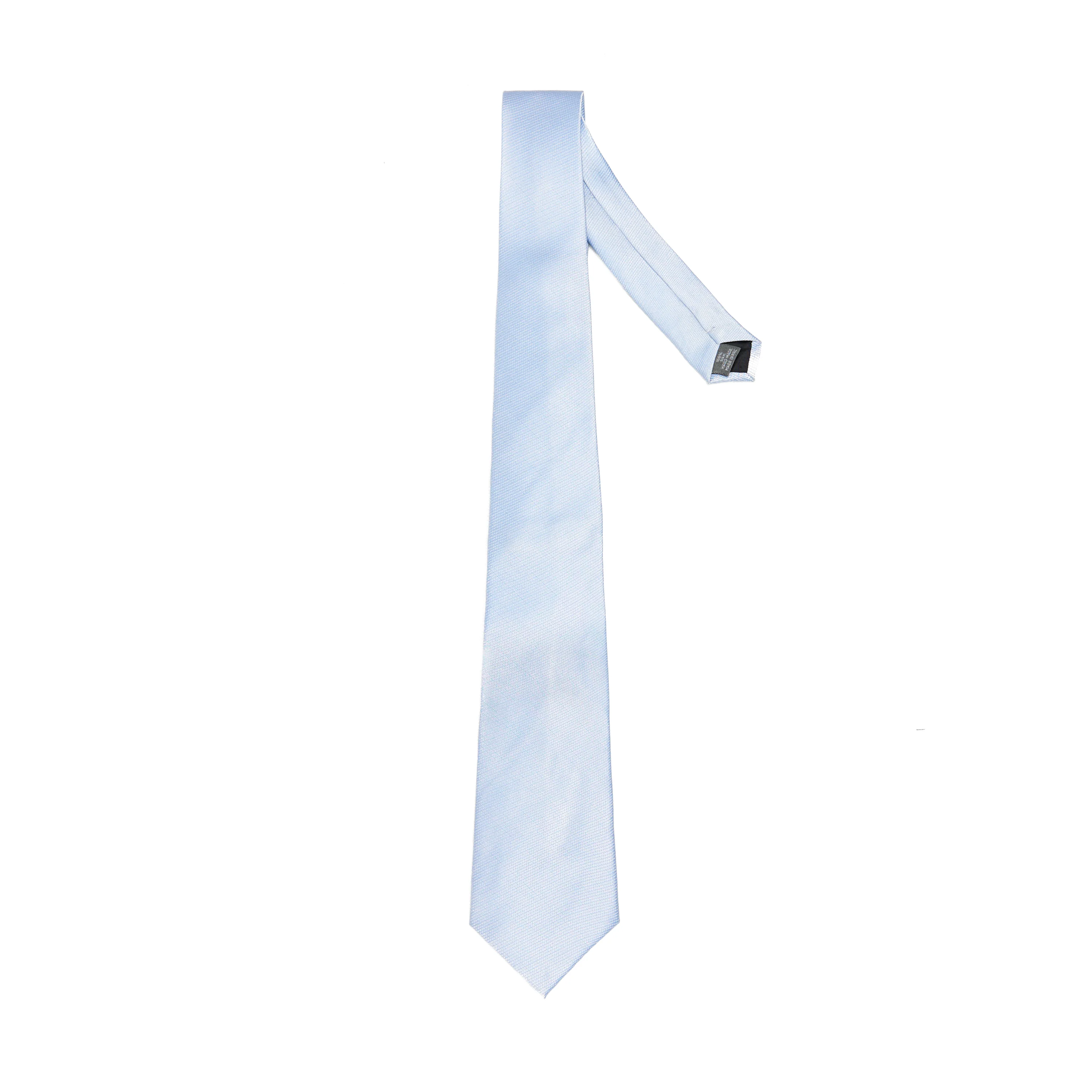 Lupo Bianco Powder Blue Silk Tie - Image 2