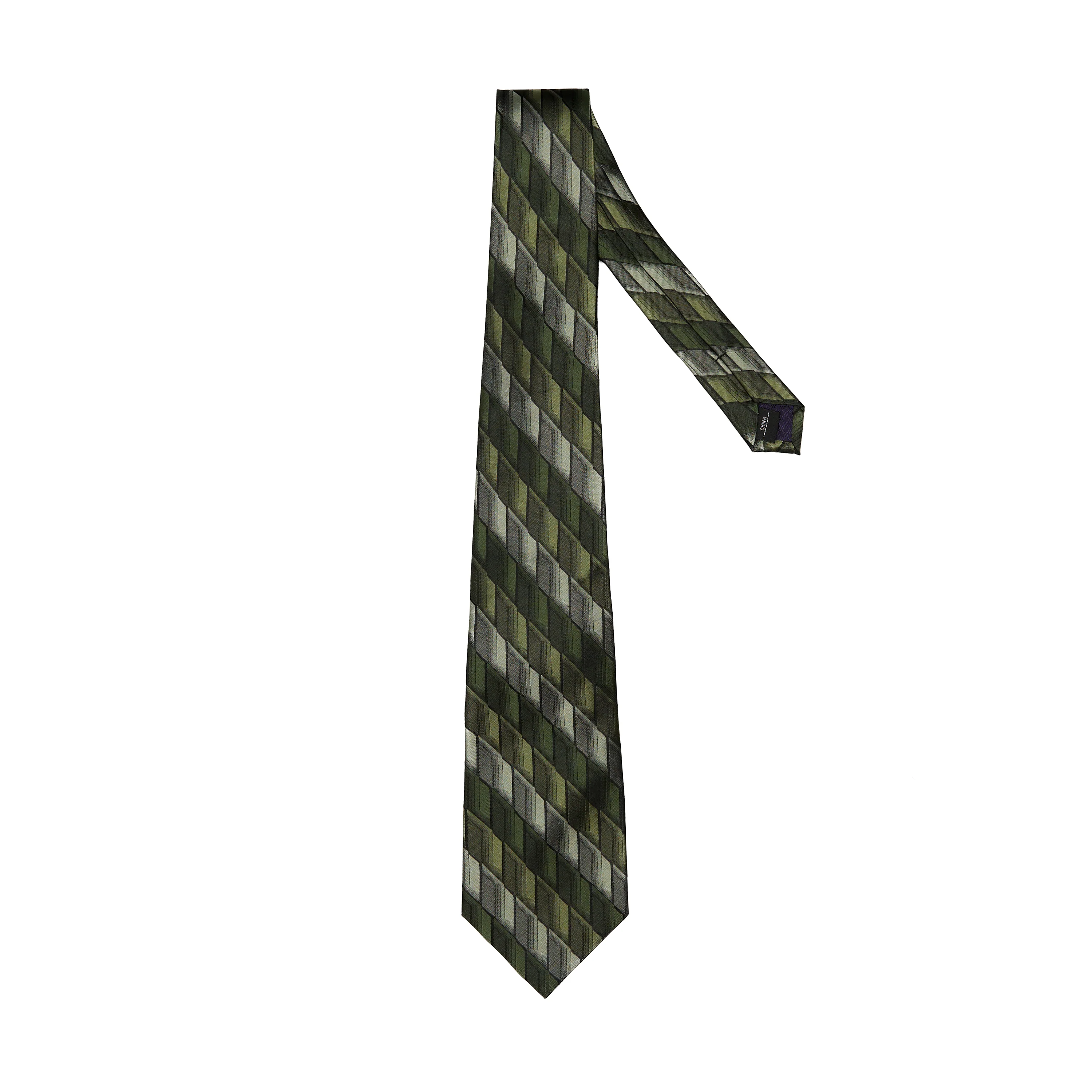 Lupo Bianco Verde Intreccio Tie - Image 2